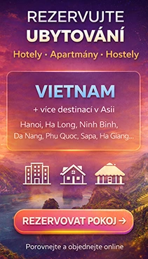 Rezervovat ubytování ve Vietnamu