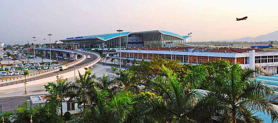 Terminál letiště Da Nang ve Vietnamu