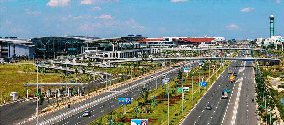 Terminál letiště Noi Bai v Hanoji, Vietnam