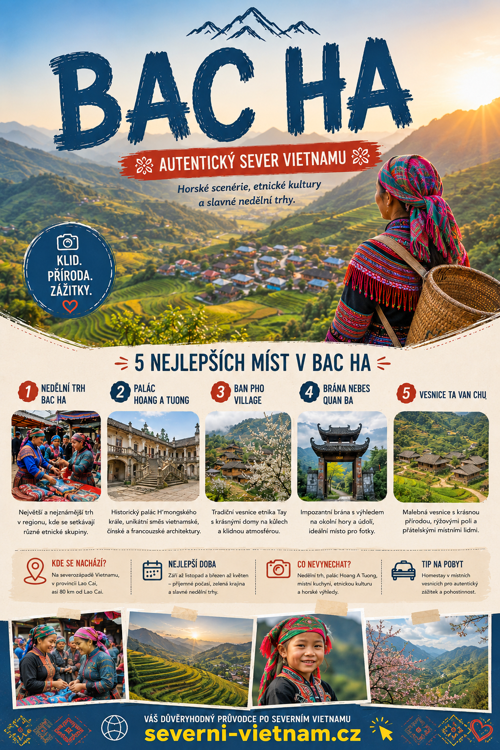 Bac Ha – cestování a tipy Bac Ha ve Vietnamu – etnické trhy, hory a tipy na cestování