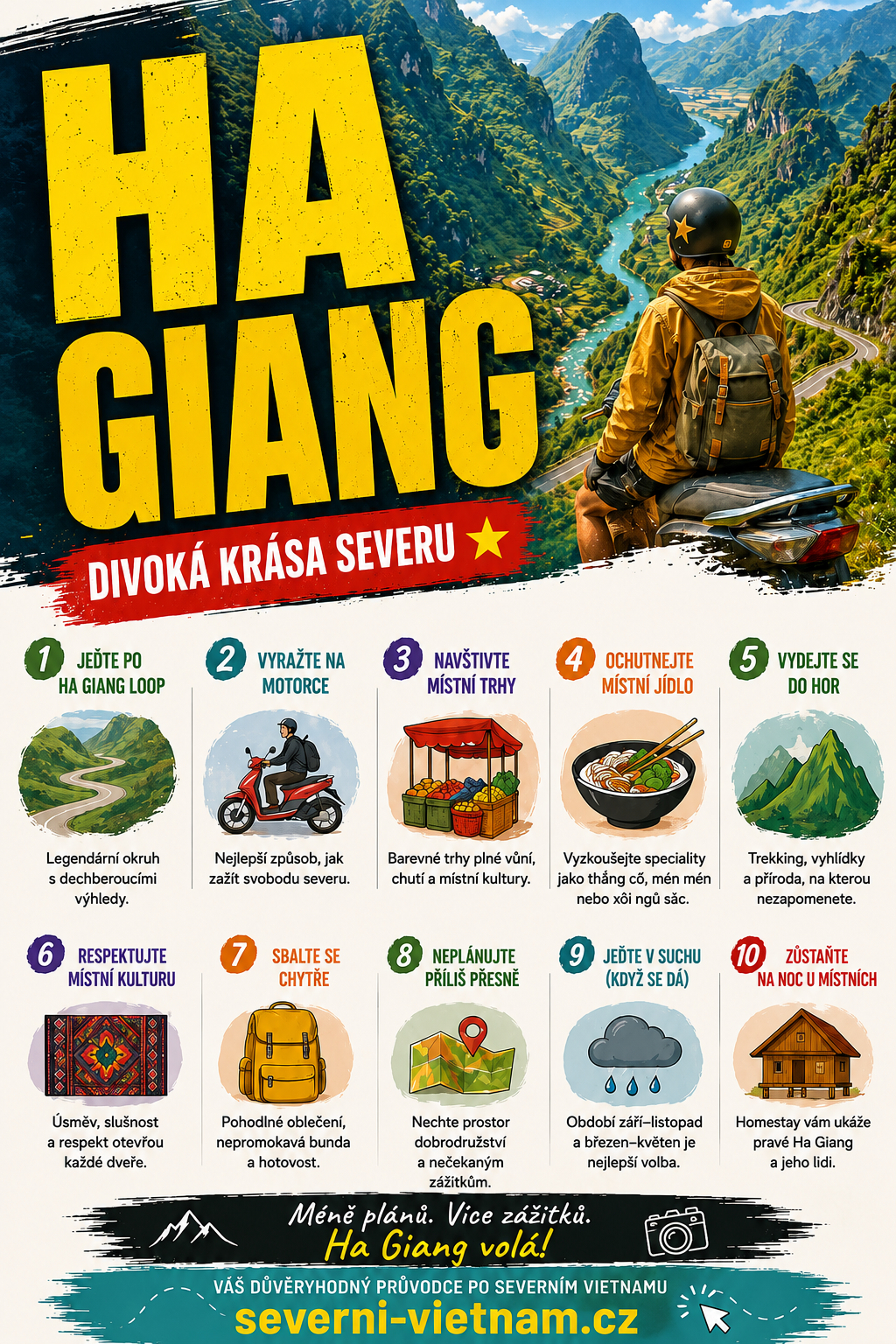 Ha Giang – cestování, motorka a tipy Ha Giang ve Vietnamu – motorka, Ha Giang Loop a tipy na cestování