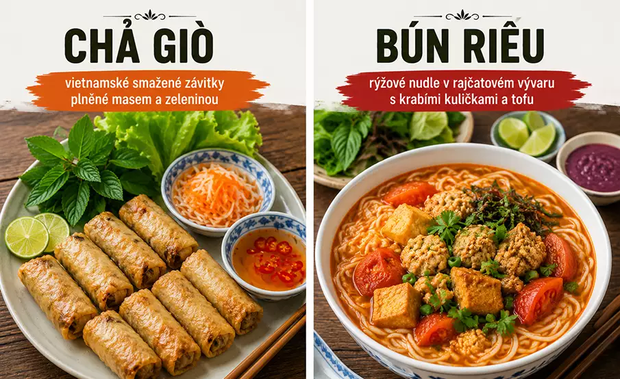 Chan Gio / Nem Ran a Bun Rieu Chan Gio a Bun Rieu ve Vietnamu