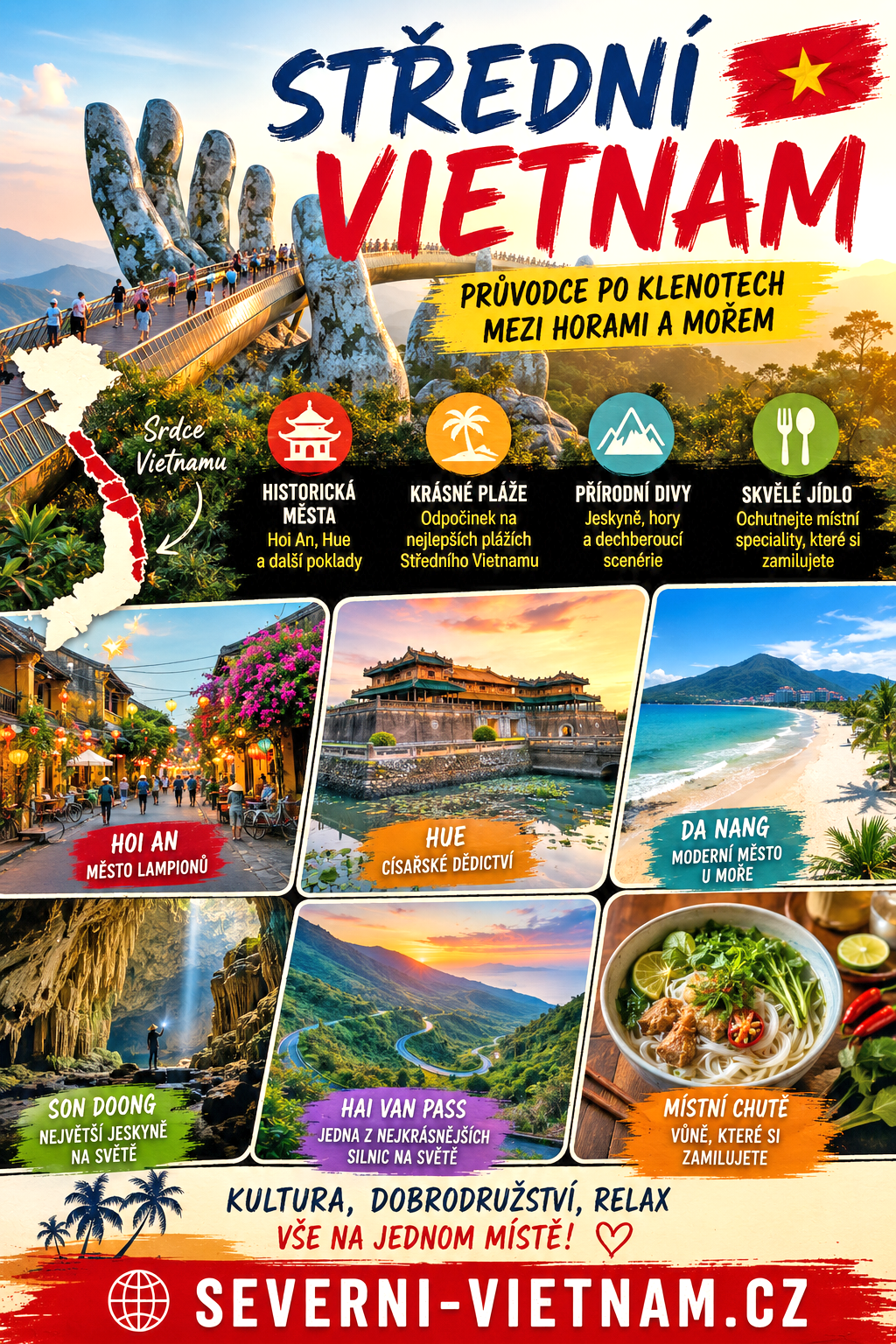 Střední Vietnam – Hoi An, Hue, Da Nang, Hai Van Pass a tipy na cestování